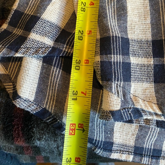 Super Cute Plaid Dress Ties Large Button Up With Collar Mod Ref - Picture 8 of 9